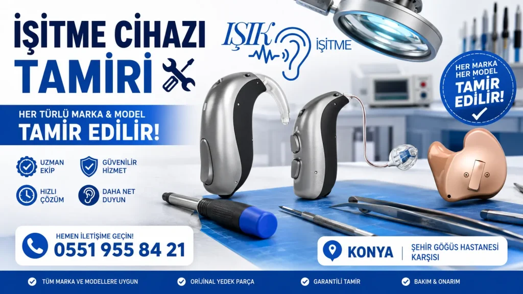 İşitme cihazı tamiri Konya